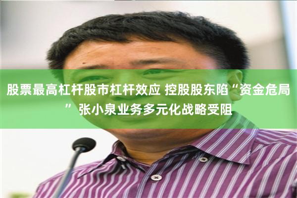 股票最高杠杆股市杠杆效应 控股股东陷“资金危局” 张小泉业务多元化战略受阻