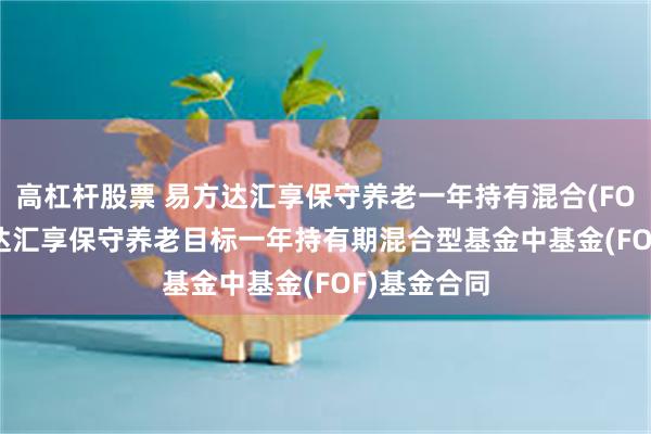 高杠杆股票 易方达汇享保守养老一年持有混合(FOF)Y: 易方达汇享保守养老目标一年持有期混合型基金中基金(FOF)基金合同